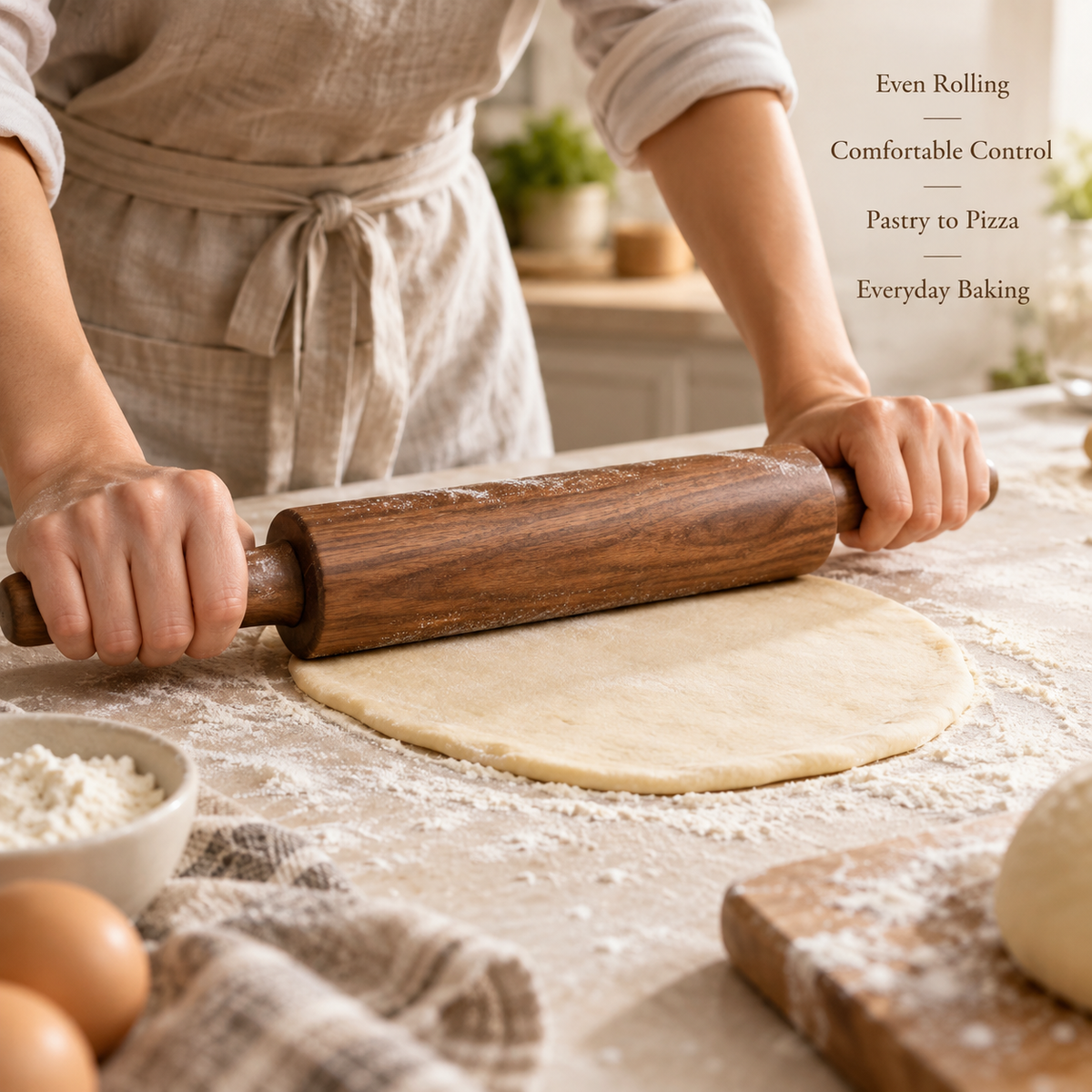 RollForm Wooden Rolling Pin