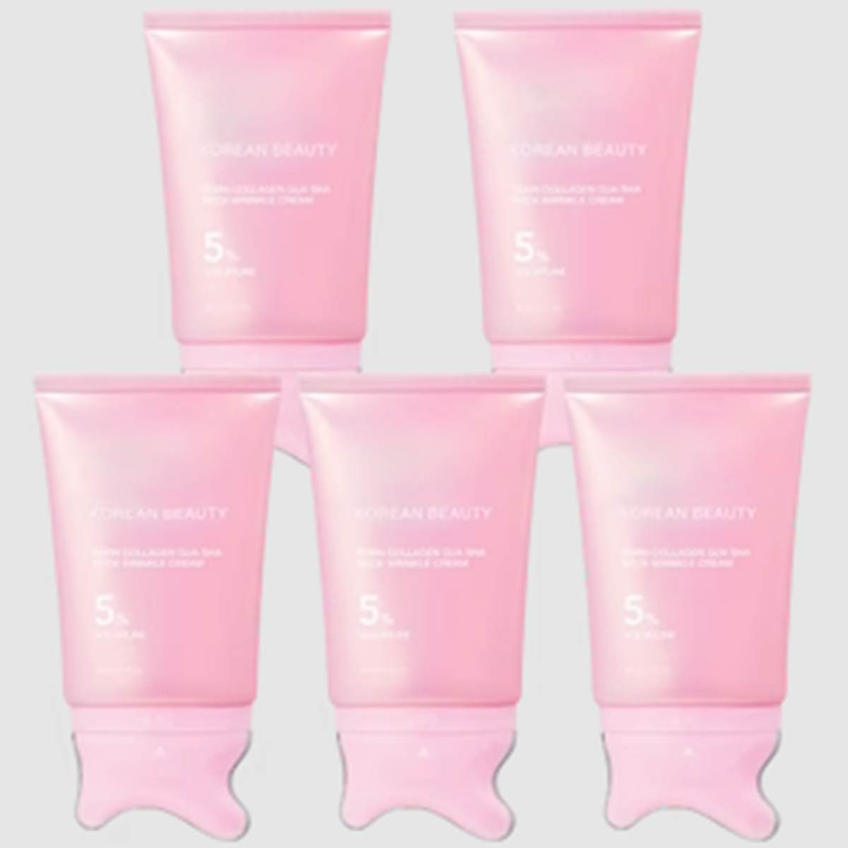 🔥 5-Min Neck Lift Cream – PDRN Collagen Gua Sha, Firms Turkey Neck & Jawline