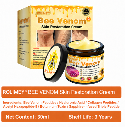 💗Official Brand Shop丨Rolimey® Bee venom Pro Comprehensive Cream—Tightening for Skin Types